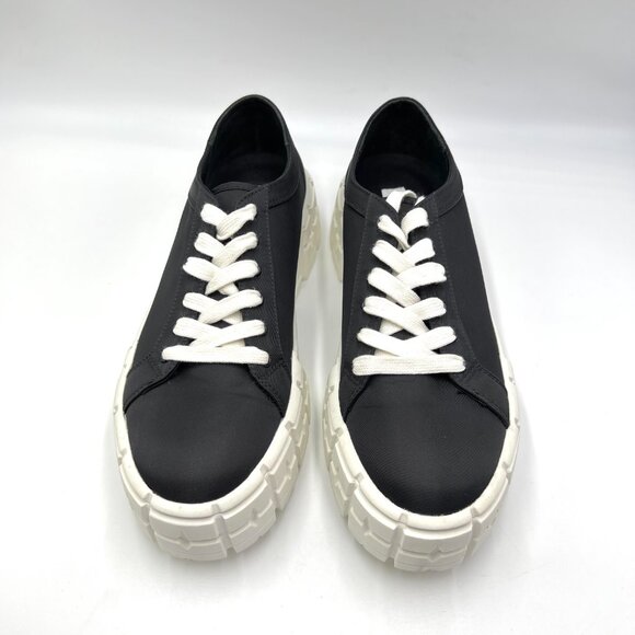 Steve Madden Womens Size 9.5 Rorey Black White Chunky Platform Sneakers Shoes - Picture 2 of 13